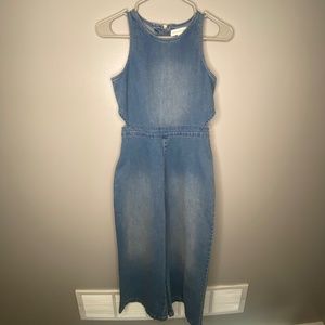 Treasure & Bond - L (10/12) Denim Jumper/Jumpsuit